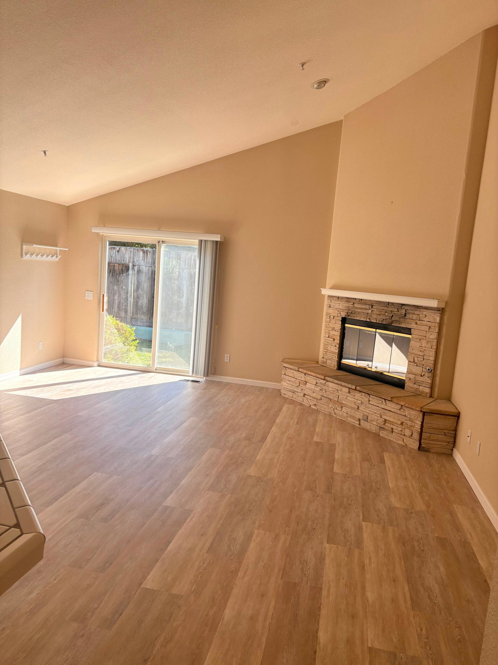 Open living area and breakfast bar with barstools after a whole-home cleaning in Napa Valley